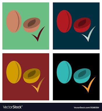 Quality realistic plum plums isolated on vector image