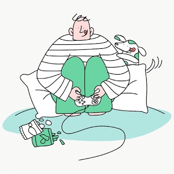 Quarantine and chill during coronavirus doodle transparent png | Free  transparent png - 2300937