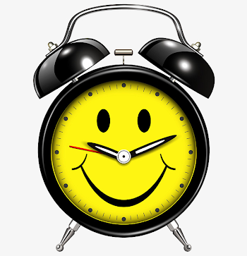Quasi-smiling Face Alarm Clock, Face Clipart, Clock Clipart ...