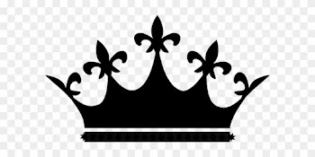 Queen Crown Clipart Black And White - Crown Black And White