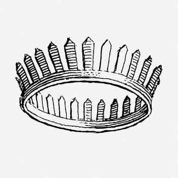 Queen crown drawing clipart, headwear | Free PSD - rawpixel