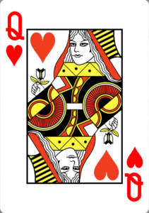 Queen Of Hearts Card Drawing | Free download best Queen Of Hearts ...