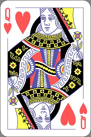 Queen of hearts card png 5 » PNG Image