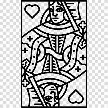 Queen of Hearts Playing card Queen of spades, carte poker transparent background PNG clipart