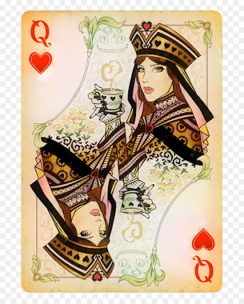 Queen Of Hearts, Queen, Playing Card, Poster, Games PNG