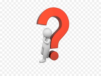 Question mark - A thinking man 