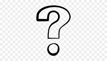 Question Mark Clip Art Black And White - White Clip Art Question Mark