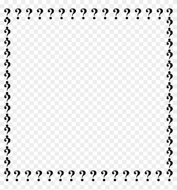 Question Mark Clipart Mark Page Border - Question Mark Page Border
