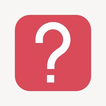 Question mark icon, flat square | Free Icons - rawpixel