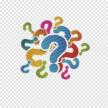 Question mark illustration Illustration, Brilliant color question mark transparent background PNG clipart