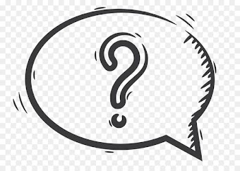 Question mark Speech balloon Text Drawing Bubble - hand painted question mark 