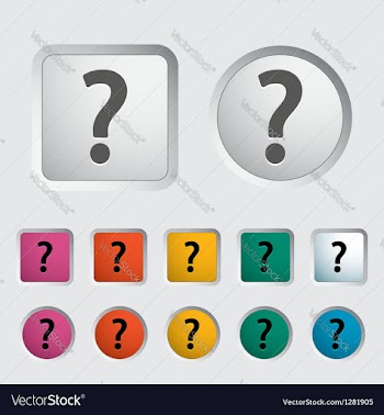  					Question mark vector image														