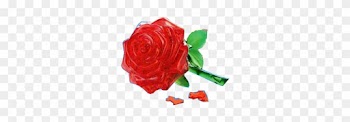 Quick Overview - 3d Crystal Puzzle Rose
