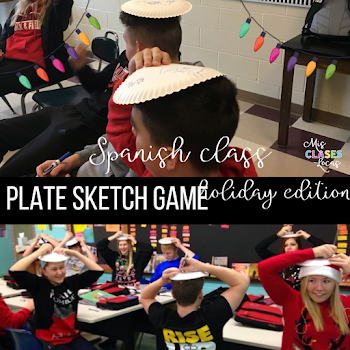 Quick Tip: Plate Sketch Game - perfect for Christmas in Spanish ...