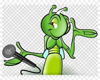 Quiet Crickets Cartoon Clipart Jiminy Cricket Cartoon - Free Black And White Money Clipart