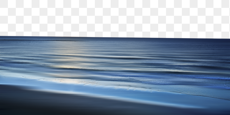 Quiet ocean png border, nature | Free PNG - rawpixel