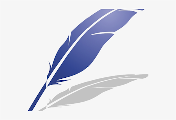 Quill Clipart Blue Feather - Icon Png Feather Icon - Free ...
