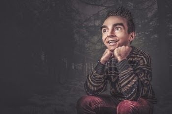Quirky Man in Sweater Free Photo 