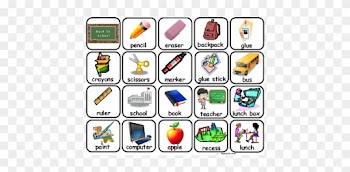 "back To School" Words For Autism - Fruit Flashcards