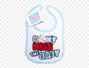 "dktb Bib Bubble" - Baby Bib - Dktb Blue Bubble Bib