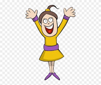 "glad" Intensity Of Feelings - Very Happy Girl Clipart