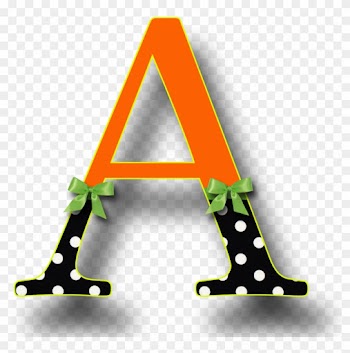 "halloween Polka" Png With Border Free Scrapbook Alphabet - Clipart Of Halloween Letter O
