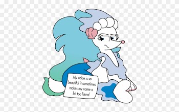 "my Voice Is So Beautiful It Sometimes Makes My Name - Cartoon