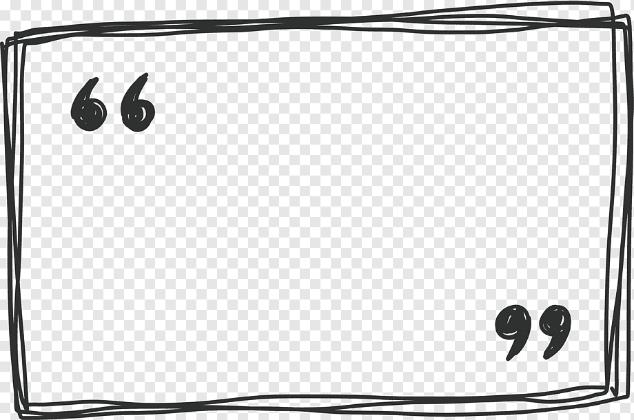 quotation marks illustration, Rectangle Euclidean, Line rectangle border, white, monochrome, black png