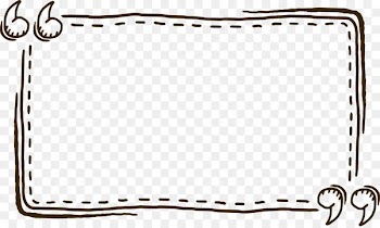 Quotation MIME Icon - Hand painted graffiti quotation marks dotted text border 