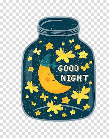 Quotation Night Phrase, Cartoon moon transparent background PNG clipart