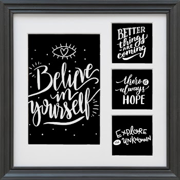 Quote and frame mockup concept Free Psd