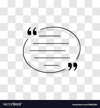 quotes frame dialogue box simple style