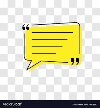 quotes frame dialogue box simple style