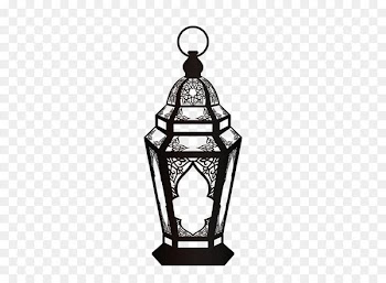 Quran Ramadan Islam Fanous Muslim - Black religious lamp ornaments 