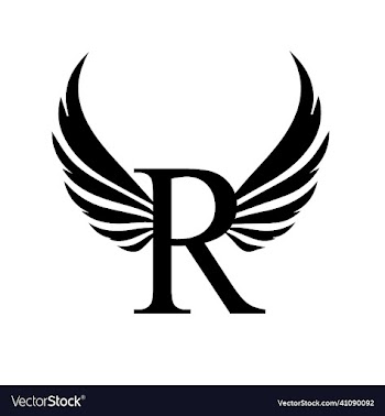 r letter logo template