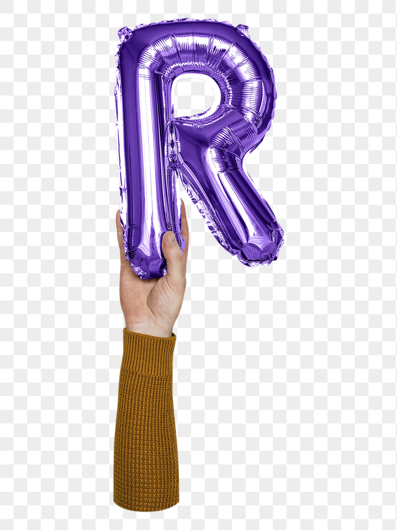 R png English alphabet, balloon | Free PNG - rawpixel