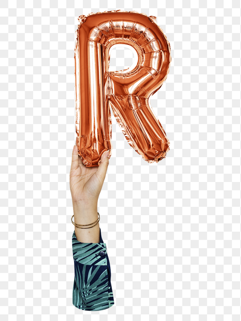 R png English alphabet, balloon | Free PNG - rawpixel