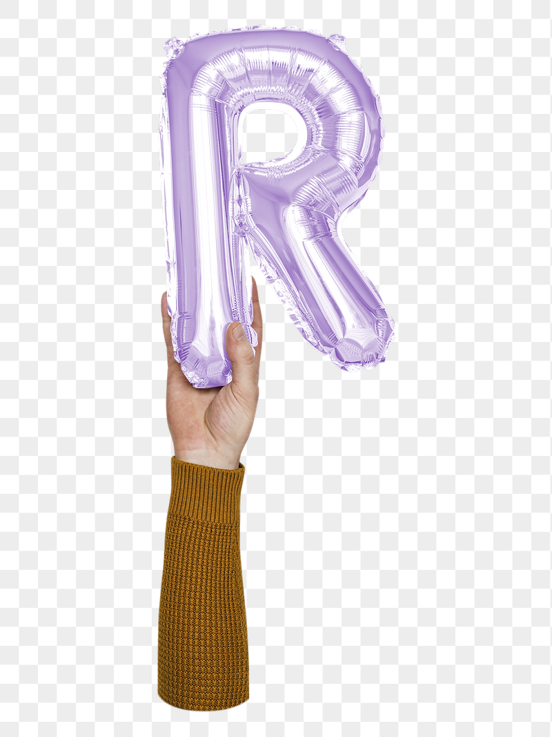R png English alphabet, balloon | Free PNG - rawpixel
