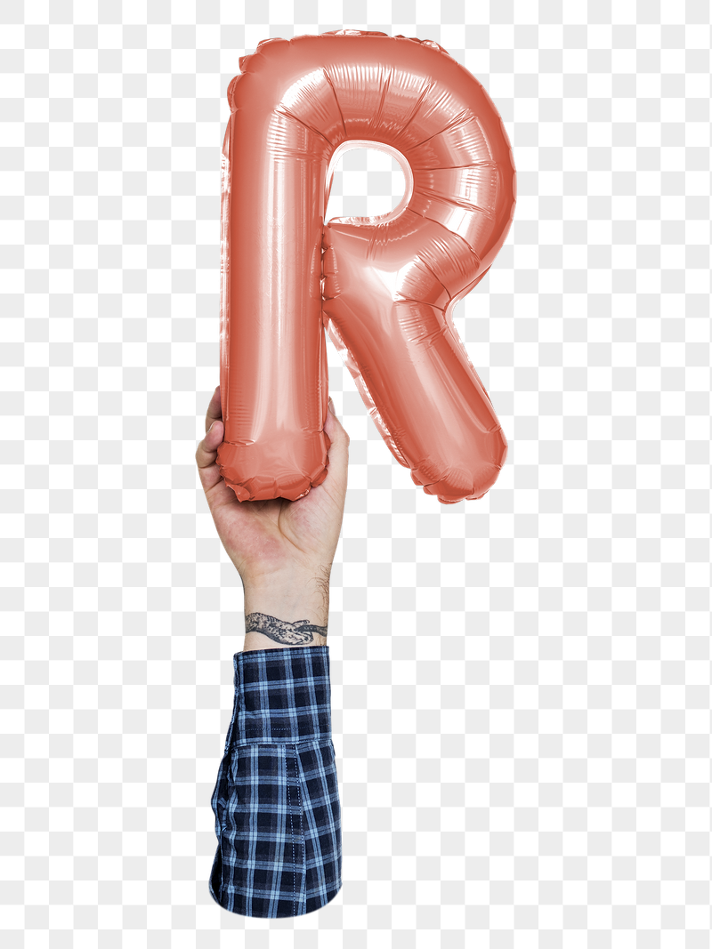 R png English alphabet, balloon | Free PNG - rawpixel