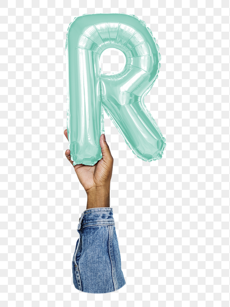 R png English alphabet, balloon | Free PNG - rawpixel