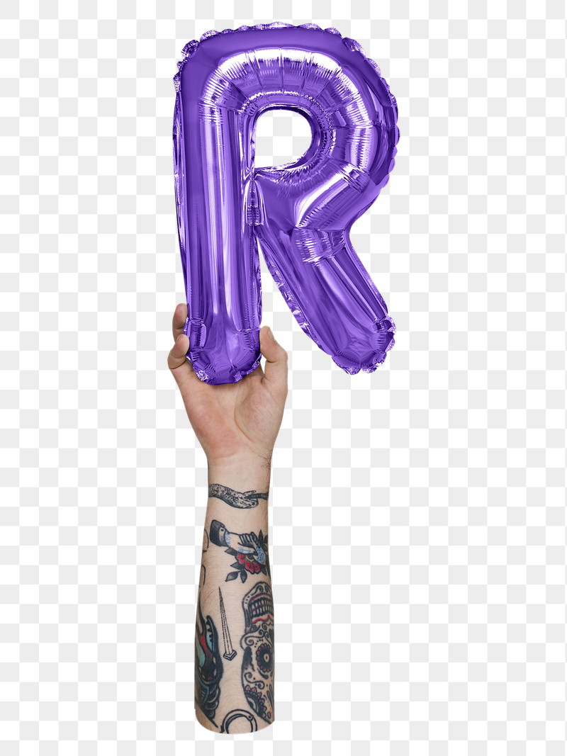 R png English alphabet, balloon | Free PNG - rawpixel
