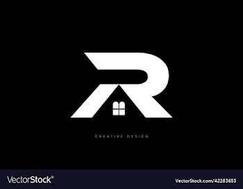 r real estate letter branding