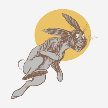 Rabbit and moon vintage illustration. | Free Photo - rawpixel
