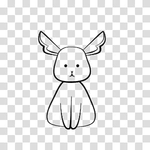Rabbit Base Free to Use, animal illustration transparent background PNG clipart