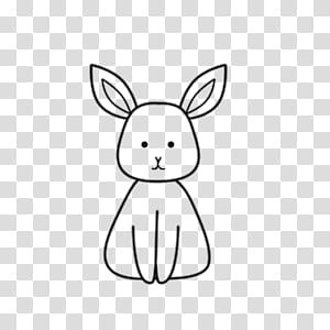 Rabbit Base Free to Use, animal illustration transparent background PNG clipart