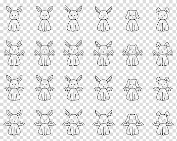Rabbit Base Free to Use, animals illustration transparent background PNG clipart