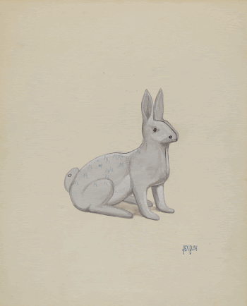 Rabbit (c. 1936) by Rex | Free Photo - rawpixel