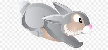 Rabbit Cartoon Clip art - Jumping Bunny Cartoon Transparent Clip Art PNG Image 