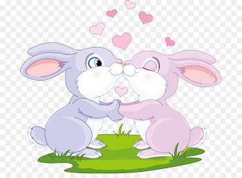 Rabbit Cartoon Illustration - Cute rabbit 