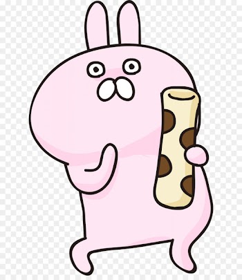 Rabbit, Chikuwa, Oden, Cartoon, Pink PNG